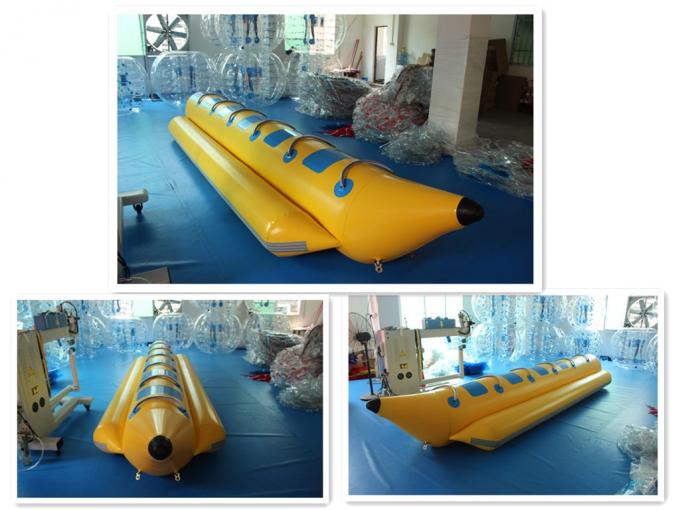 Handelsklasse-aufblasbares Bananen-Boot, aufblasbare See-Spielwaren für Sport