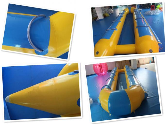 Explosions-Wasser-Spiel-Rohr des Aqua-Sport-aufblasbares Bananen-Boots-5.3m*3m