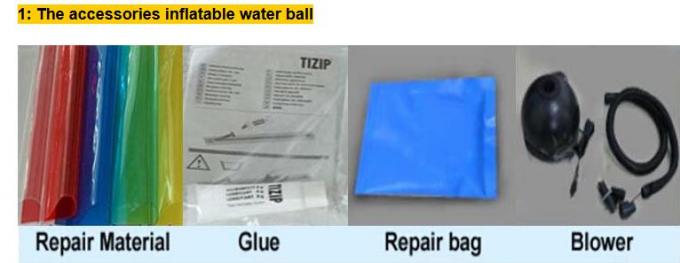 Sich hin- und herbewegendes 0,8 Millimeter PVC scherzt den Wasser-gehenden Ball, der für Reißverschluss des Wasser-Pool-TIZIP aufblasbar ist