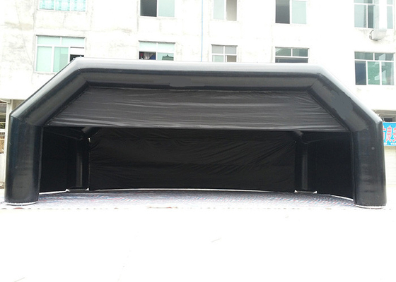 China 12m x 6m X 5mH schwarzes aufblasbares Zelt-kommerzielles aufblasbares Schutz-Zelt fournisseur