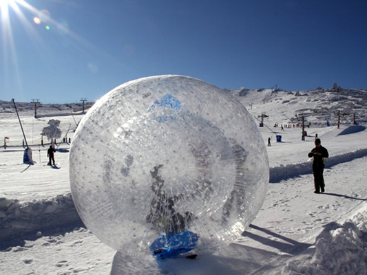 China Transparenter aufblasbarer Zorb-Ball für Schnee/riesigen aufblasbaren Zorbing-Wasser-Ball fournisseur