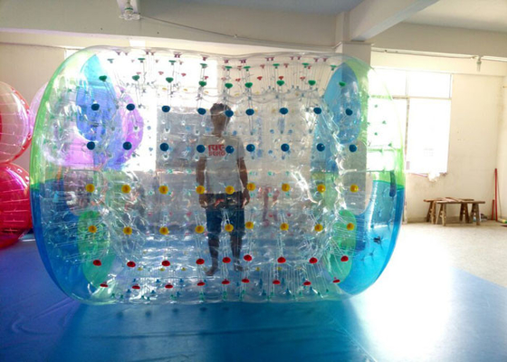 China Riese 0.8mm wässern aufblasbare Wasser-Rolle PVCs für Kinder/Erwachsene gehende Ball-Rolle fournisseur