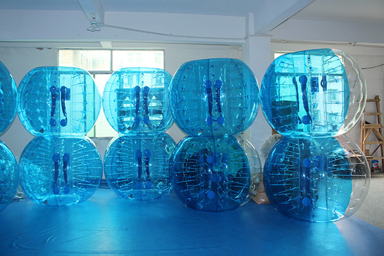 China Aufblasbarer Stoßball-aufblasbarer Blasen-Fußball transparentes 1.8mDia fournisseur