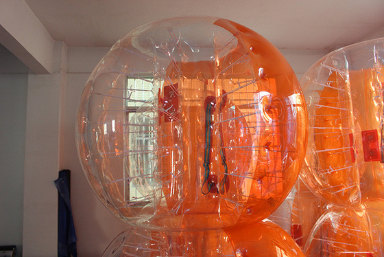 China Orange aufblasbarer Blasen-Fußball-menschlicher verworrener Ball CE/UL genehmigt fournisseur