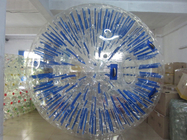 Kundenspezifischer blauer aufblasbarer Zorb-Ball/Vergnügungspark-Hamster-Bälle für Menschen