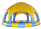 Bunte Stoßboots-aufblasbarer Wasser-Pool 10m Durchmesser/aufblasbarer Swimmingpool mit Abdeckung fournisseur