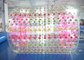 Rosa aufblasbare Wasser-Rolle 2.4m*2.2m*1.6m, aufblasbare Wasser-Spielwaren für See fournisseur