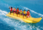 Spaß-aufblasbare Pool-Spielwaren Singal-Reihen-Bananen-Boots-Fliegen-Fische für surfende Spiele fournisseur