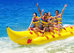 Spaß-aufblasbare Pool-Spielwaren Singal-Reihen-Bananen-Boots-Fliegen-Fische für surfende Spiele fournisseur