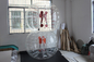 Kundenspezifischer aufblasbarer Blasenfußballfußball klar mit aufblasbaren Ballklagen fournisseur