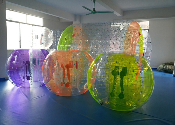 China Karnevale färbten Luftblase-Ball-Stoß-Fußball-menschliche Blasen-Ball-Klage draußen fournisseur