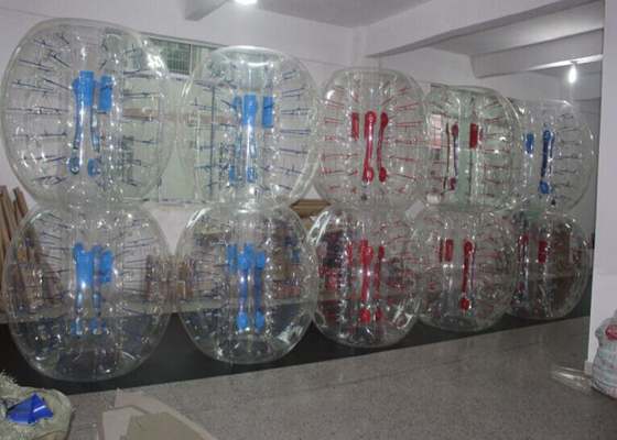China Transparenter Farbklopfer-Ball-Fußball-aufblasbarer menschlicher Ballon 1.2mDia/1.5mDia/1.8mDia fournisseur