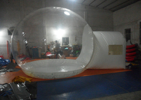China Blasen-Zelt-Haus 4m Durchmessers weißes transparentes für Kampieren/Blasen-Baum-Zelt fournisseur