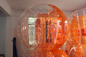 Orange aufblasbarer Blasen-Fußball-menschlicher verworrener Ball CE/UL genehmigt fournisseur