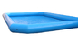 0,6 Millimeter/0,9 Millimeter blaue aufblasbare Plastikschwimmbad PVCs tragbar über Boden fournisseur