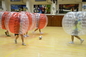 Halber sortierter Blasen-Fußball Farbe-Tpu aufblasbarer Mensch mit abnehmbarem Bügel fournisseur